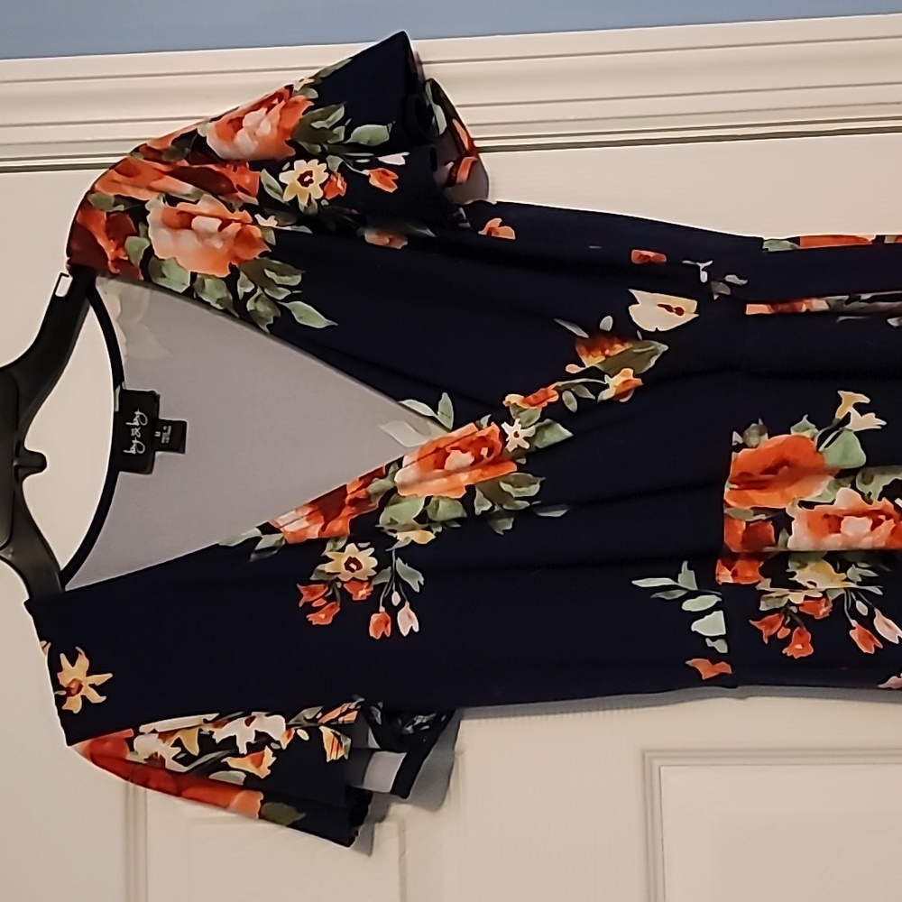 Blue Floral Dress
